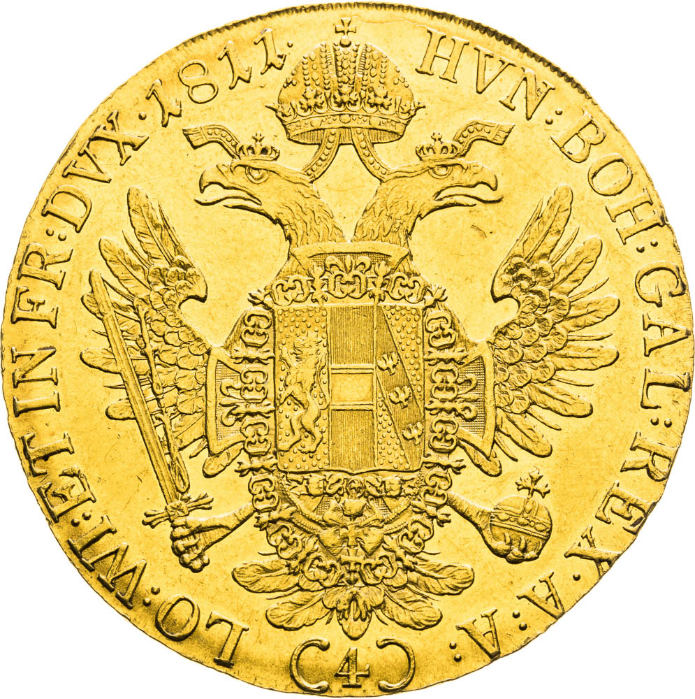 4 Dukát 1811 - revers