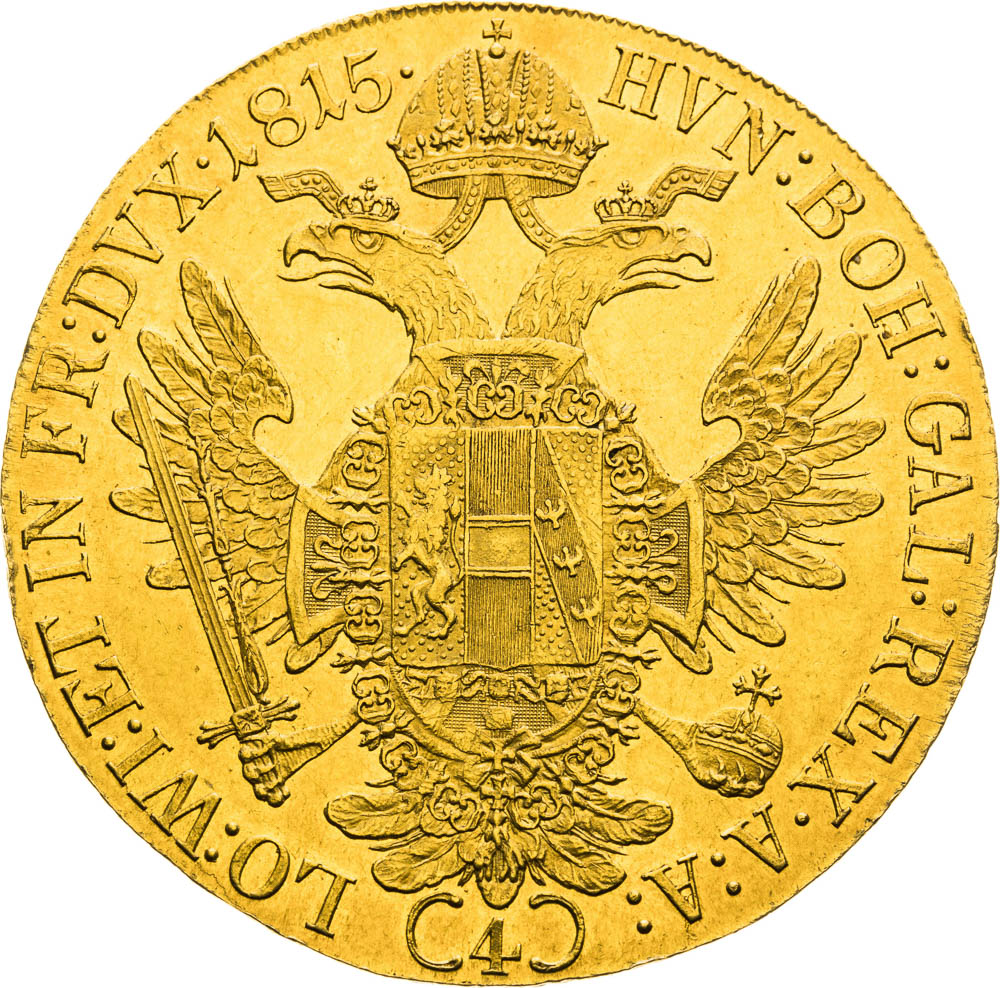 4 Dukát 1815 - revers