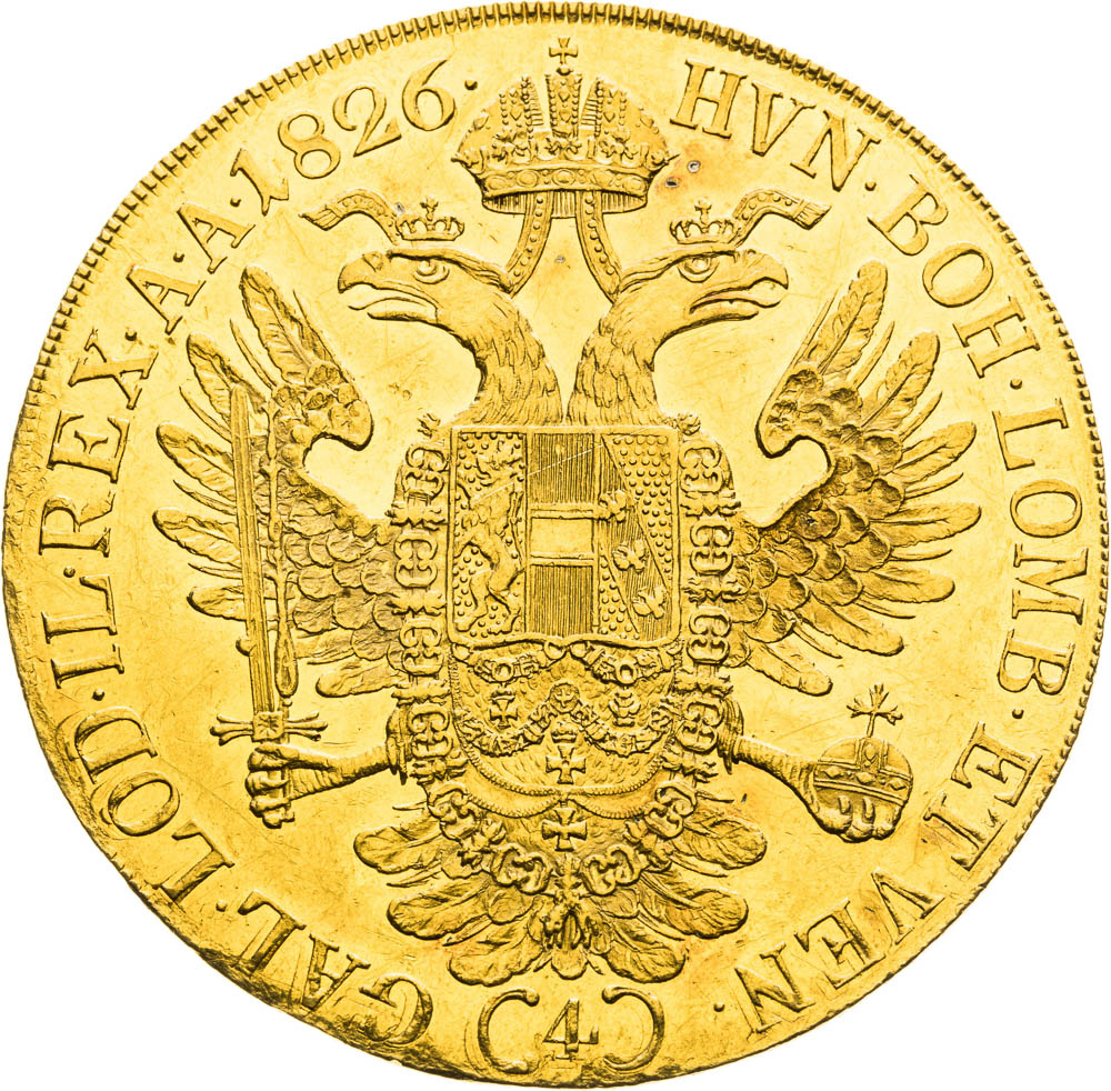 4 Dukát 1826 - revers