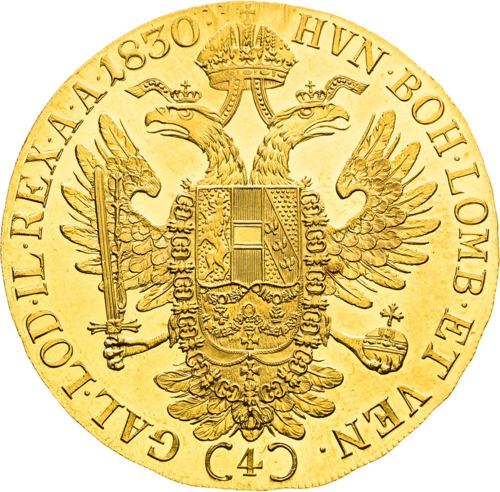 4 Dukát 1830 - revers