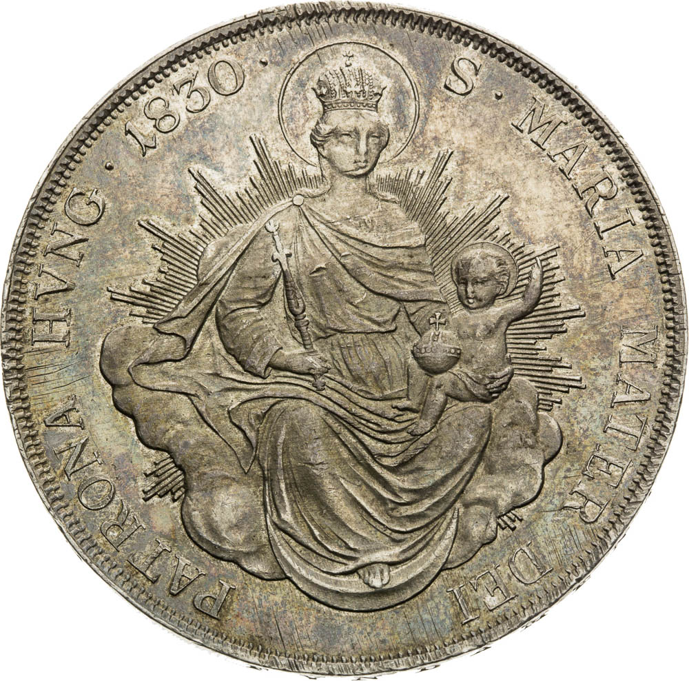 Thaler 1830 - back