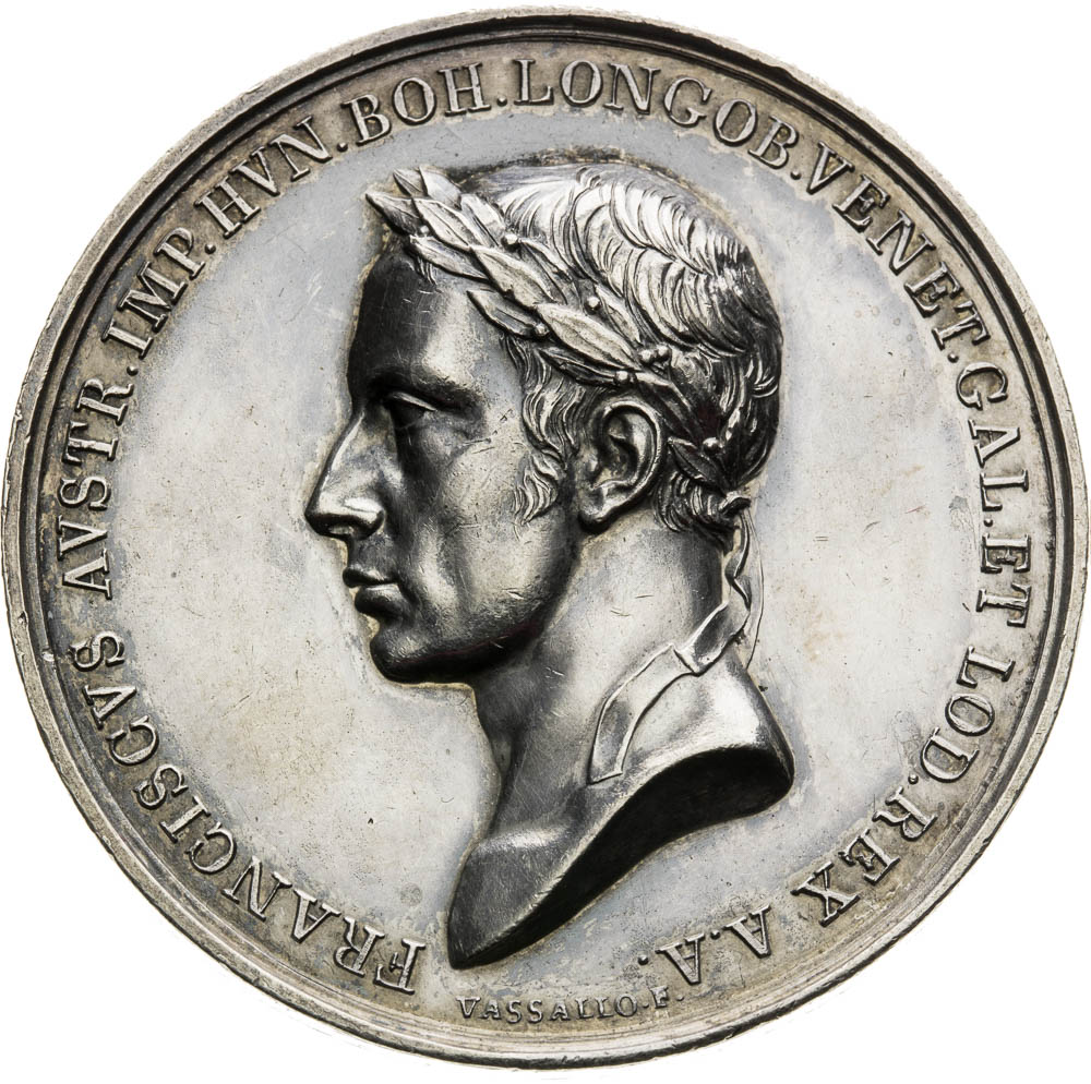 Stříbrná medaile 1815 - avers