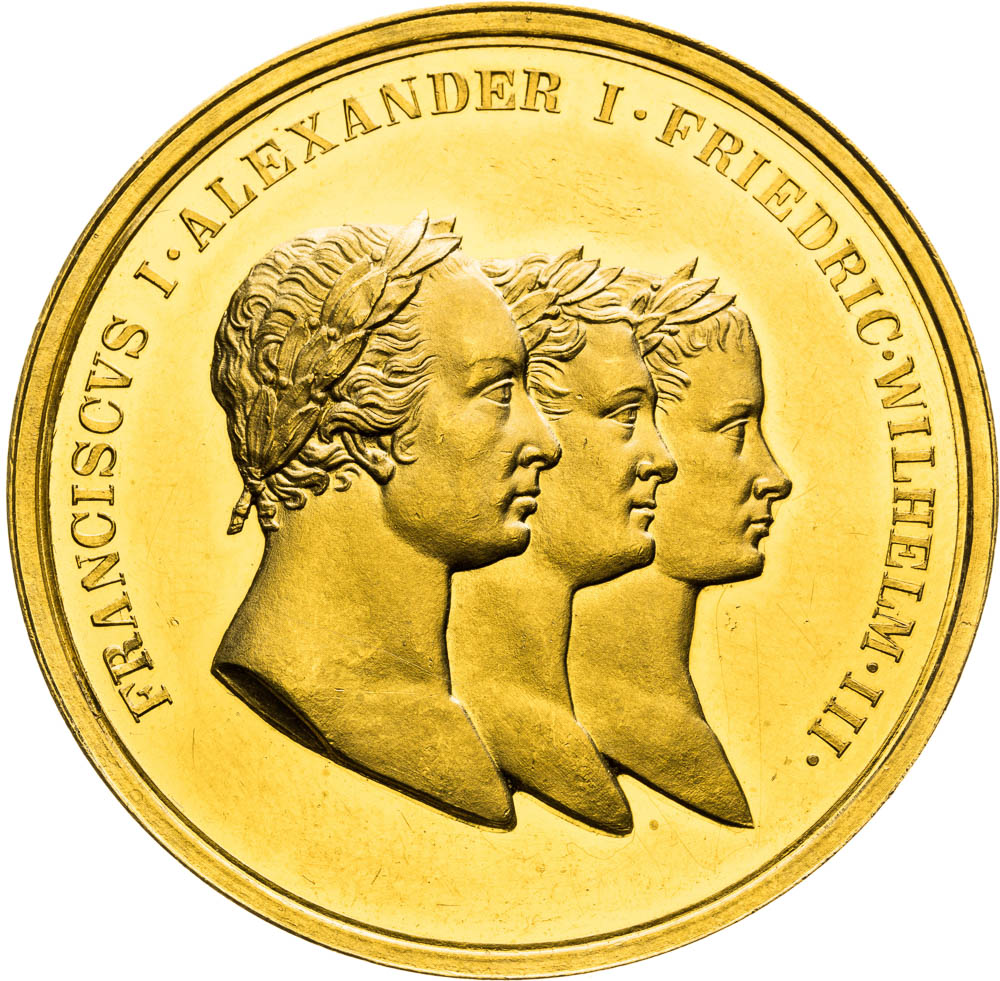 Zlatá medaile 1813 (10 Dukát) - avers