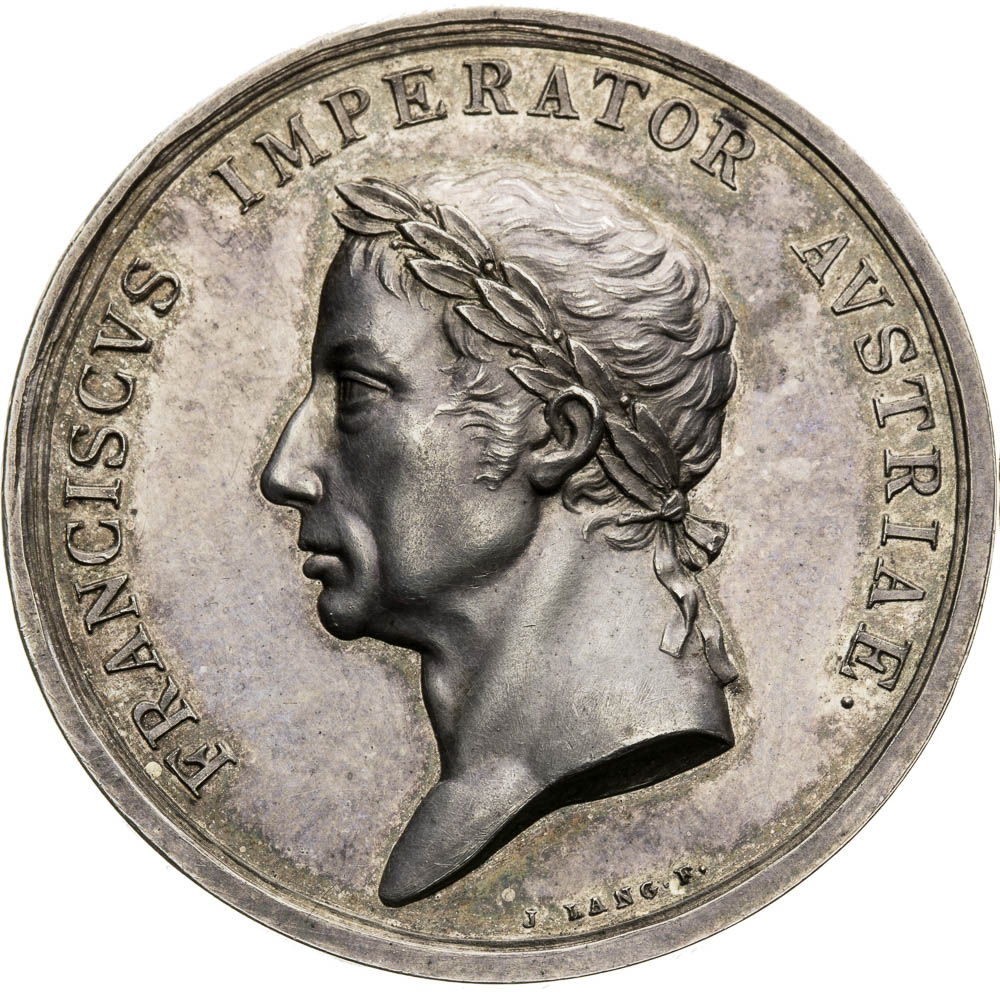 Stříbrná medaile 1815 - avers