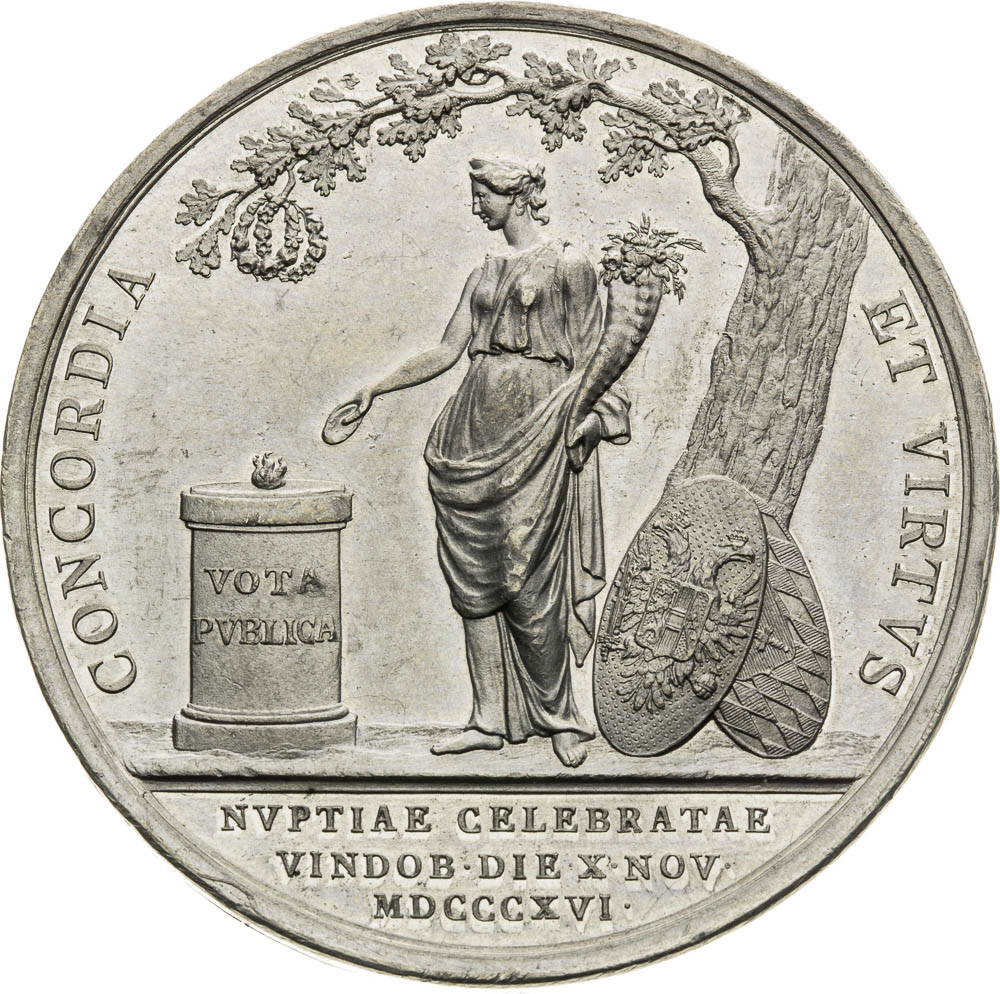 Medaile 1816 - revers