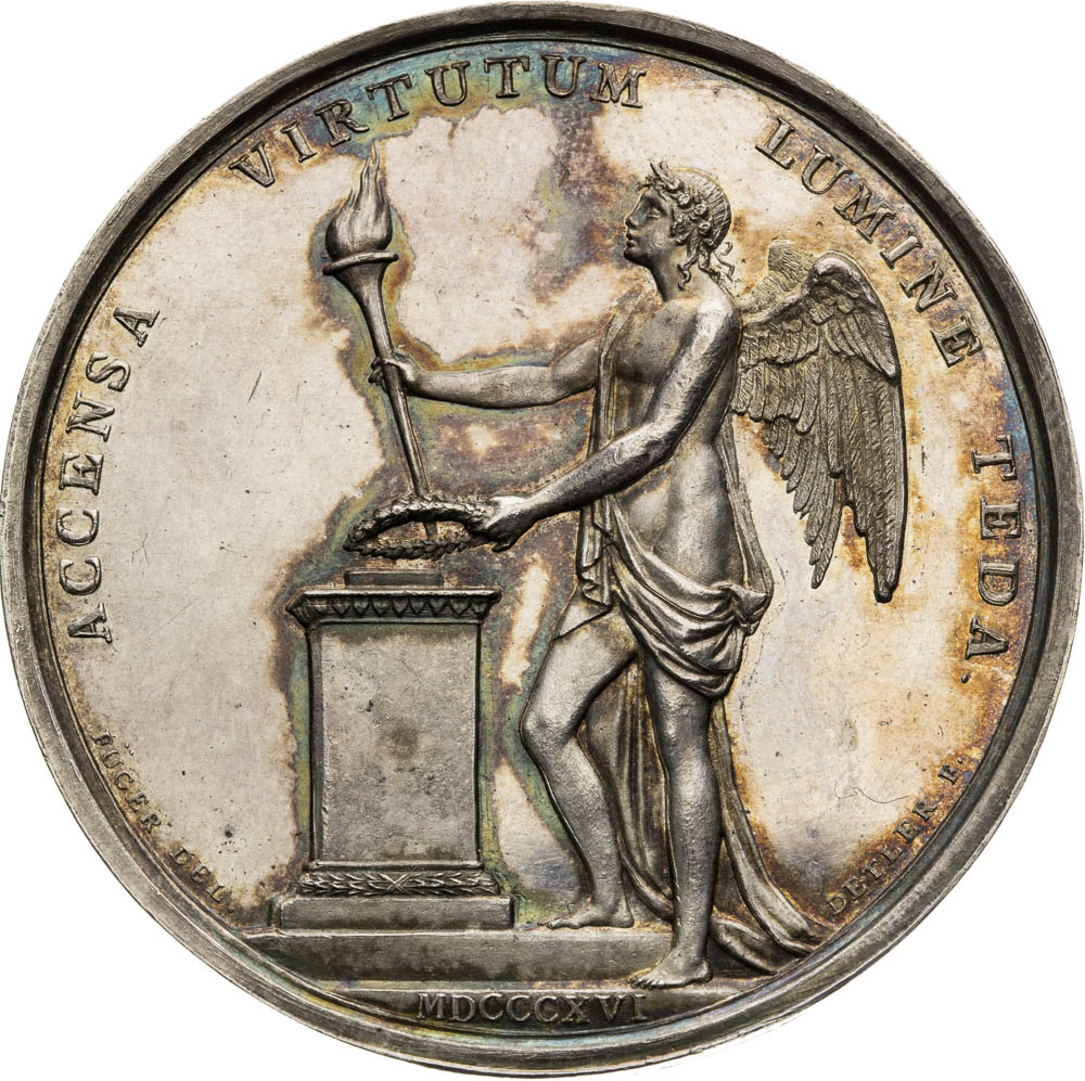 Stříbrná medaile 1816 - revers