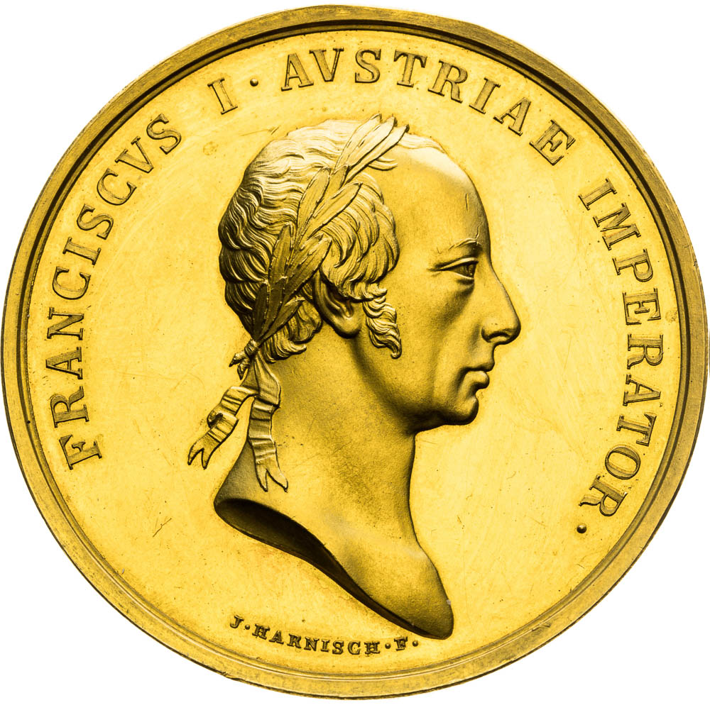 Zlatá medaile 1823 (20 Dukát) - avers