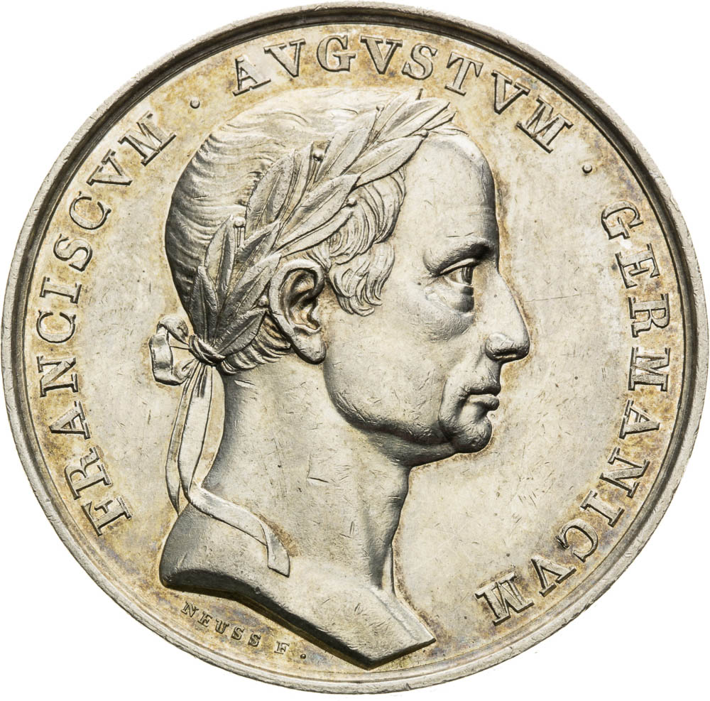 Stříbrná medaile 1835 - avers
