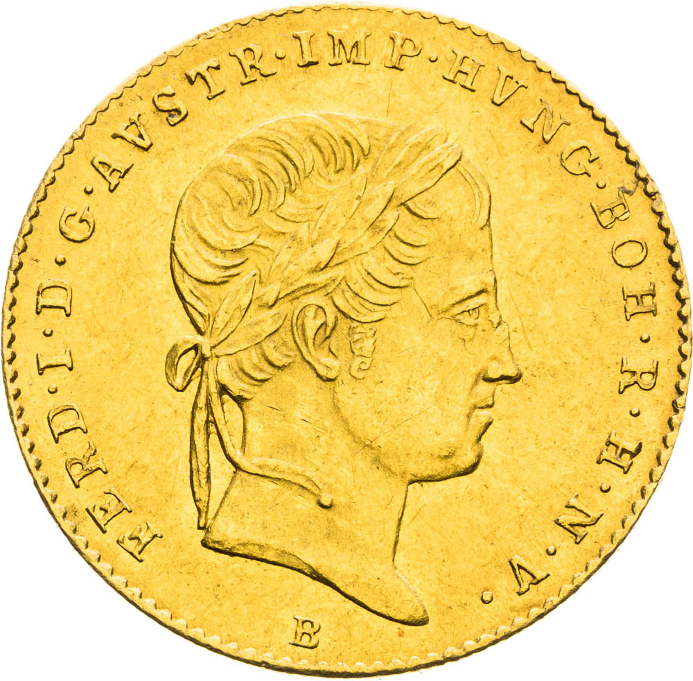 Dukát 1837 - avers