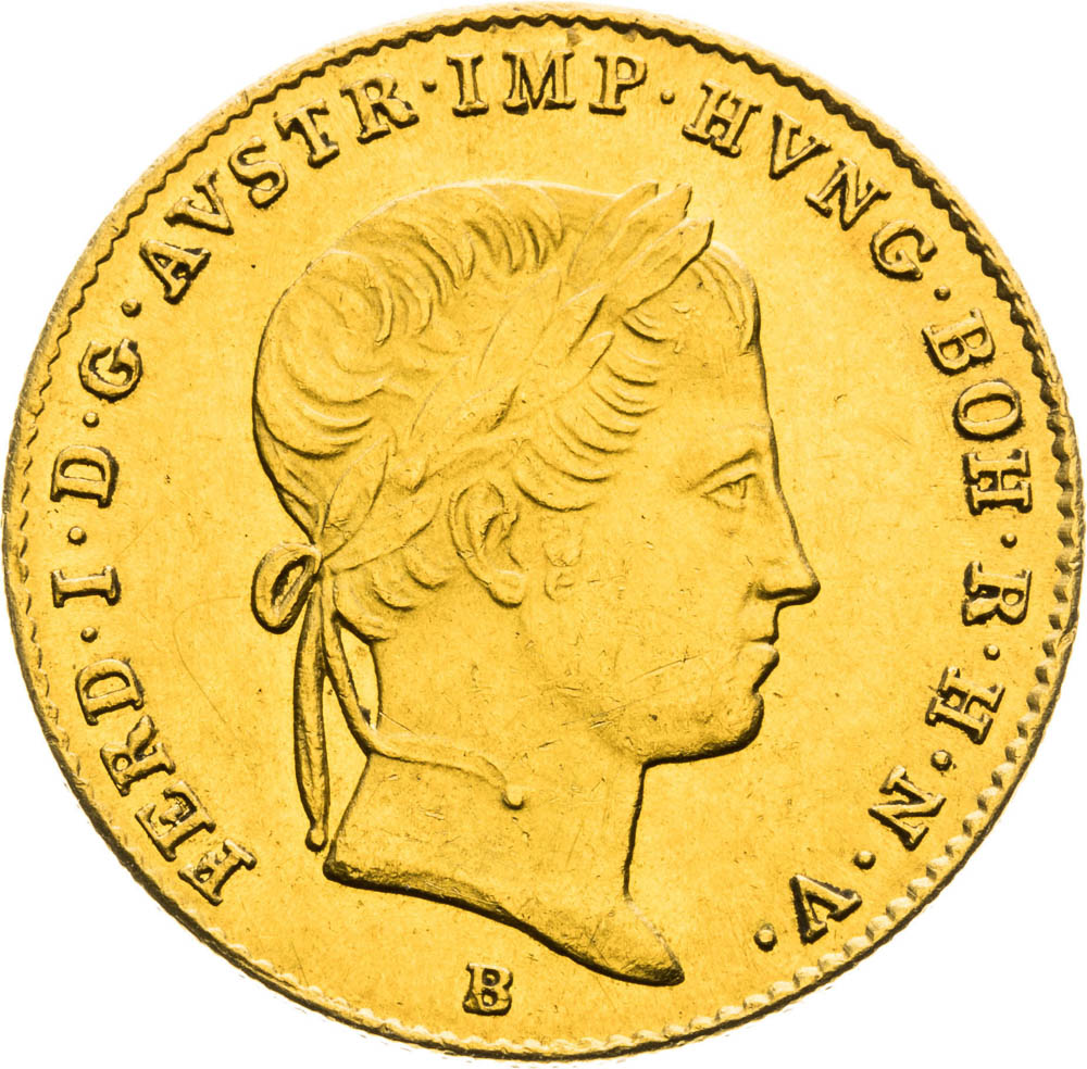 Dukát 1845 - avers