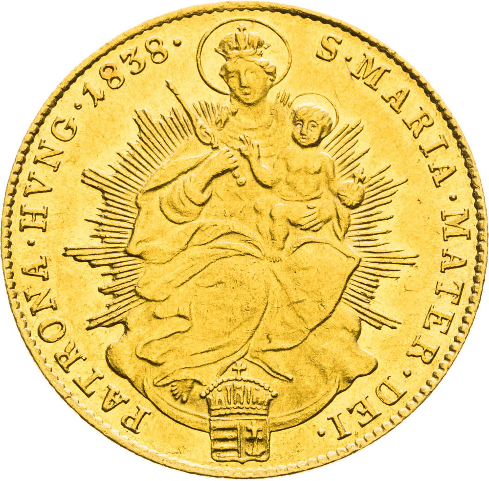 Dukát 1838 - revers