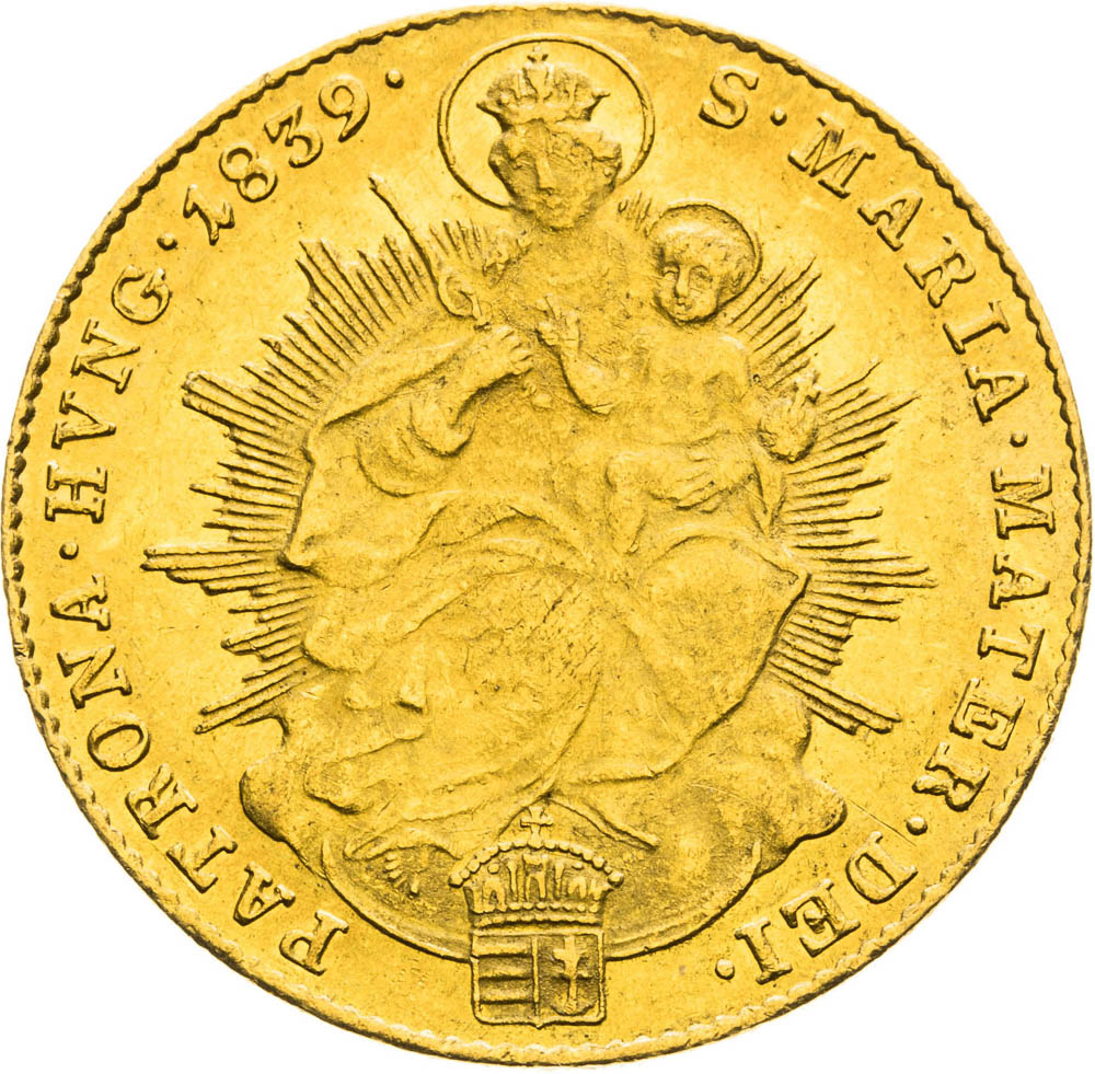Dukát 1839 - revers