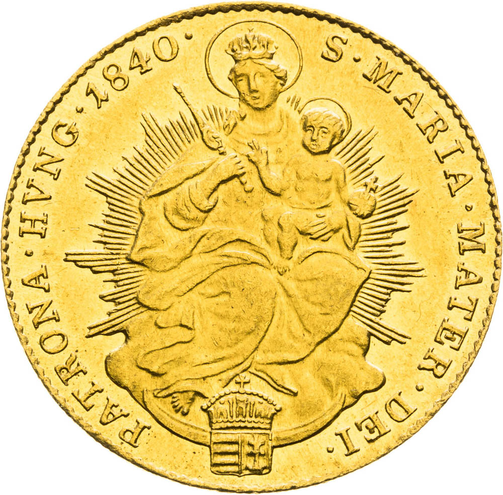 Dukát 1840 - revers