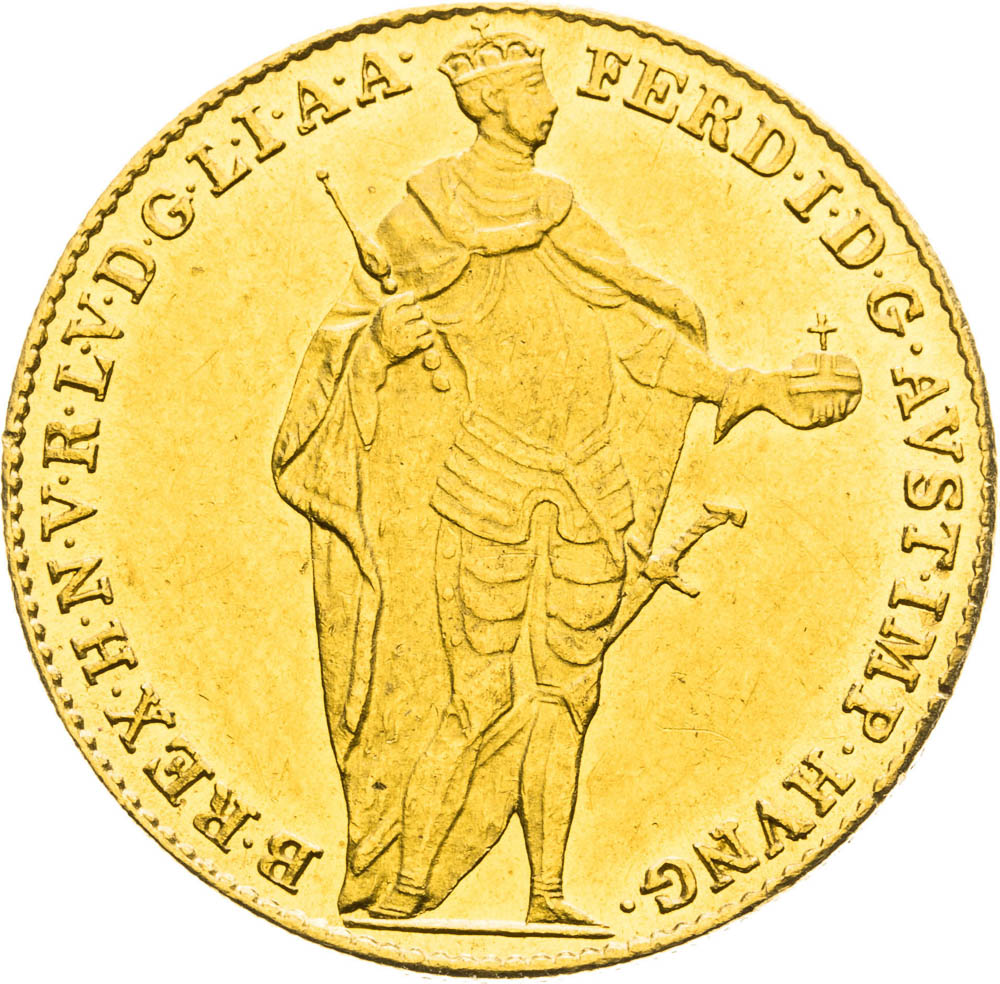 Dukát 1843 - avers
