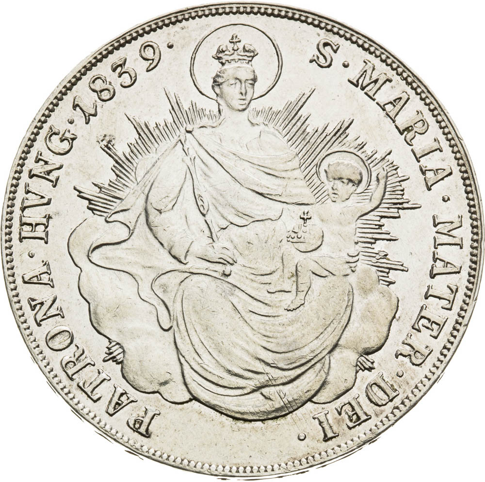 1/2 Thaler 1839 - back