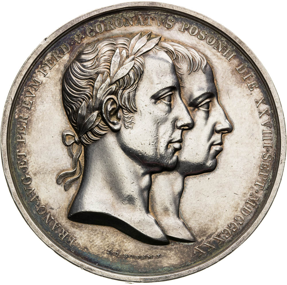 Stříbrná medaile 1830 - avers