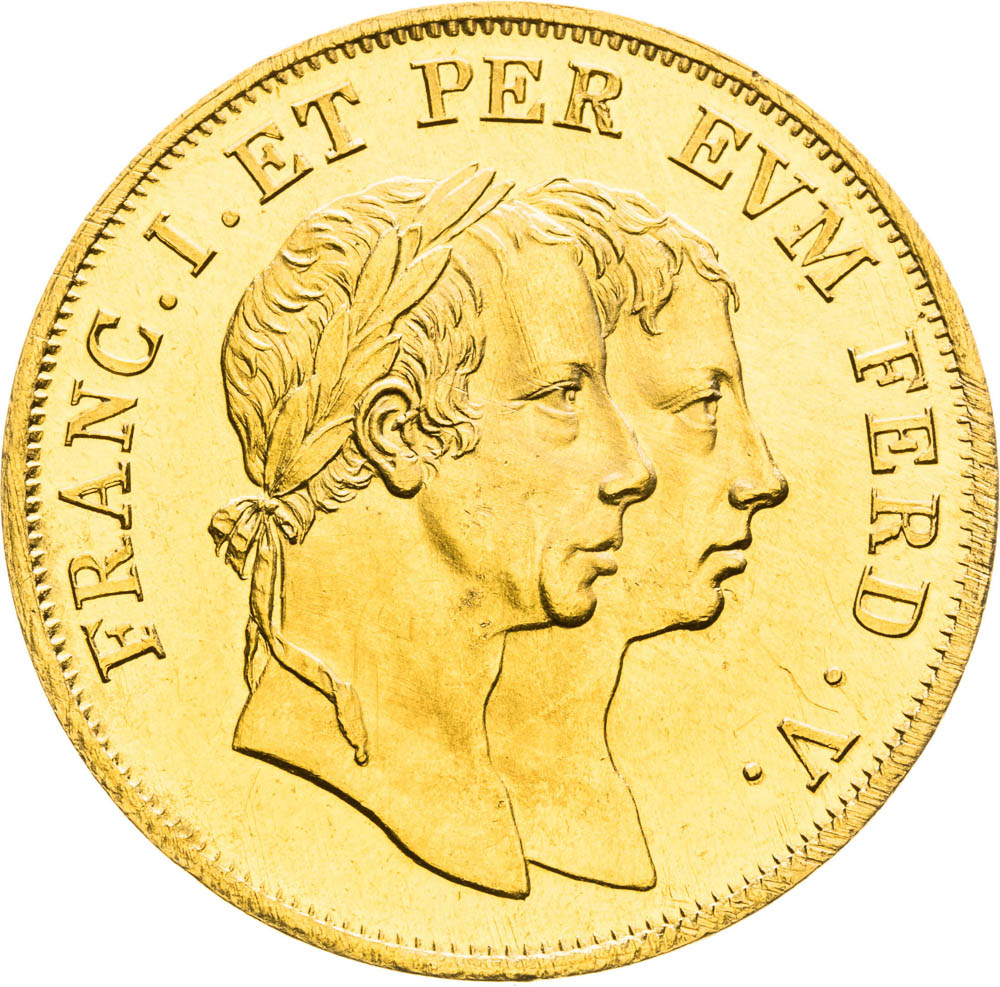 Zlatá medaile 1830 (1 3/4 Dukát) - avers