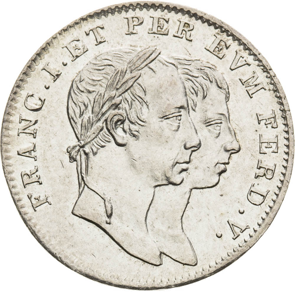 Stříbrný žeton 1830 - avers