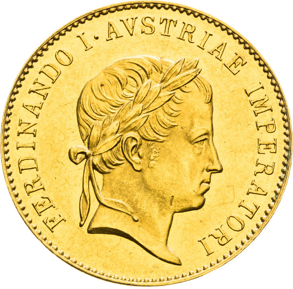 Zlatý žeton 1835 (1 1/2 Dukát) - avers