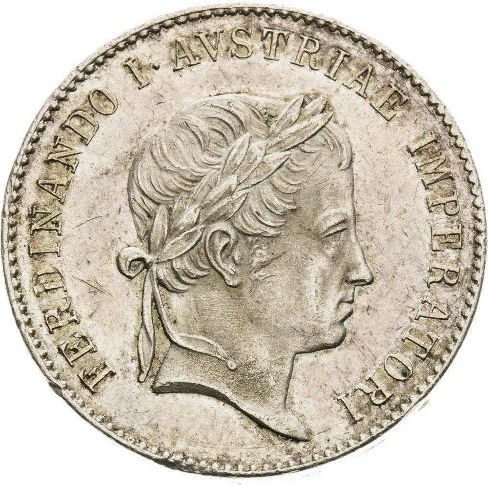 Stříbrný žeton 1835 - avers