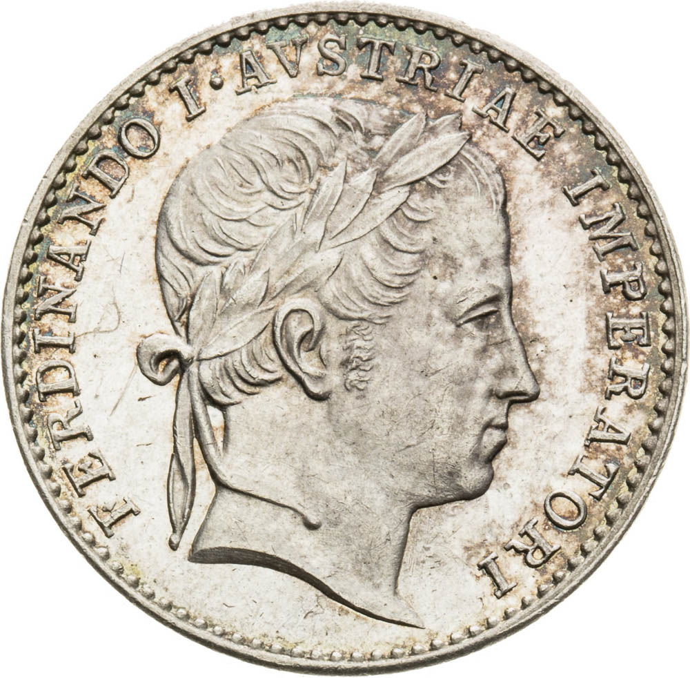 Stříbrný žeton 1835 - avers