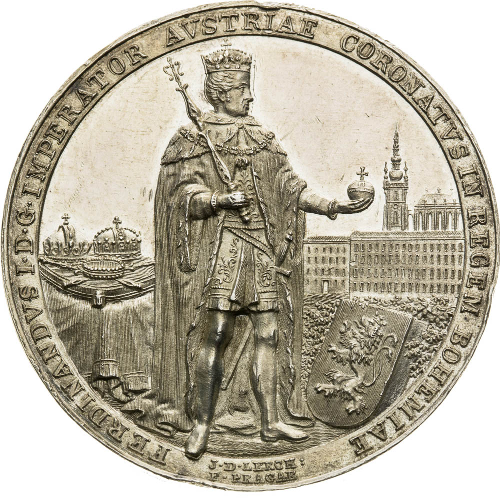 Stříbrná medaile 1836 - avers