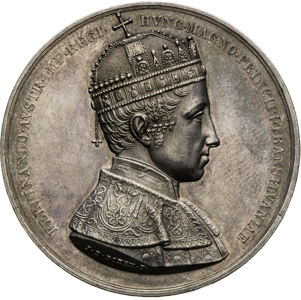 Stříbrná medaile 1837 - avers