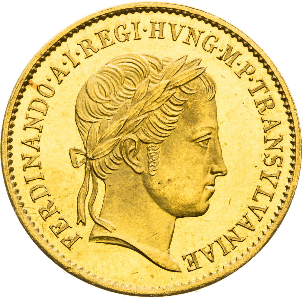 Zlatý žeton 1837 (1 1/2 Dukát) - avers