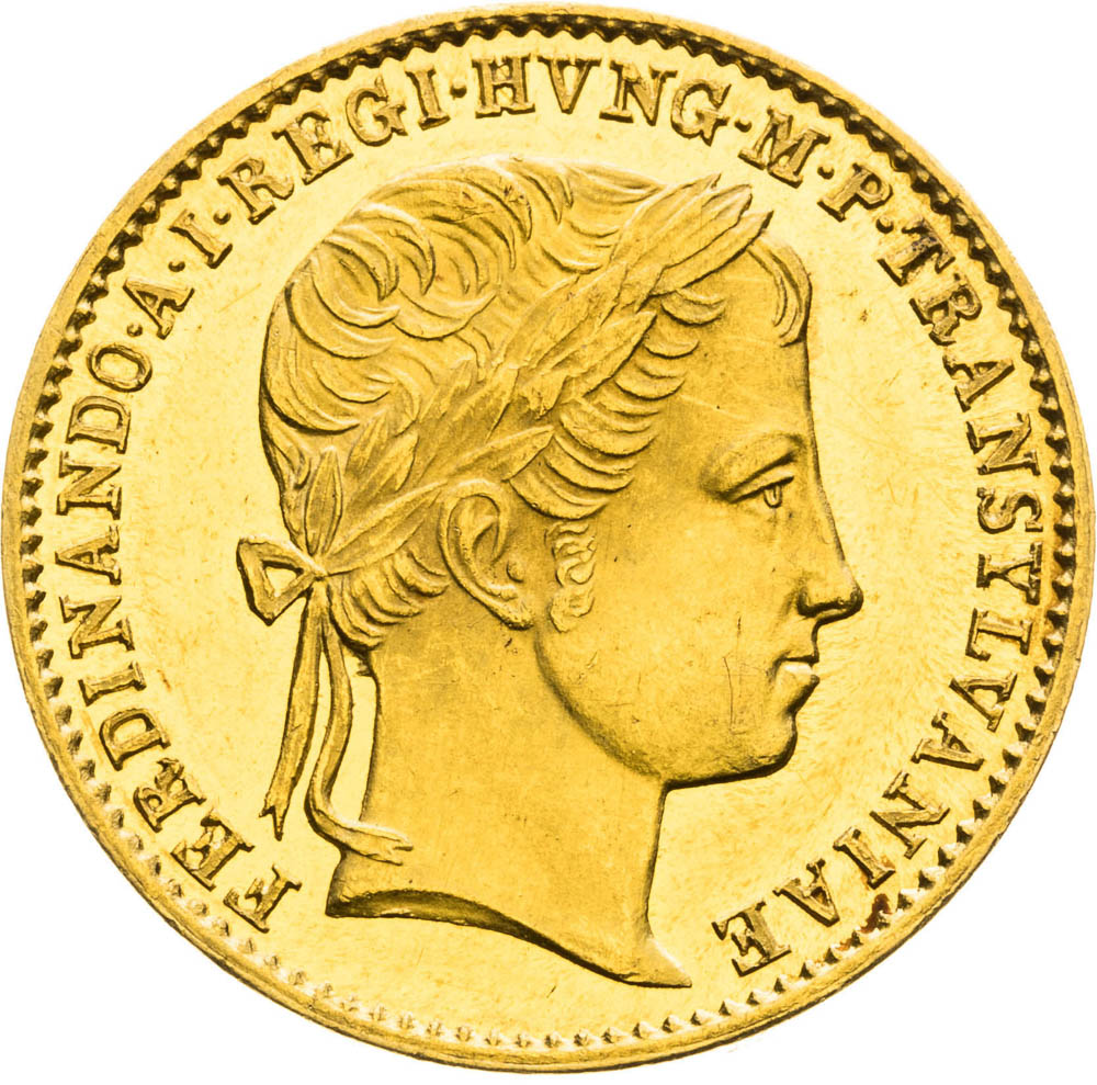 Zlatý žeton 1837 (Dukát) - avers