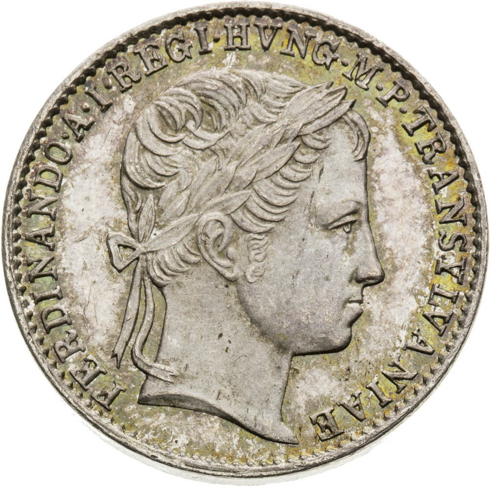 Stříbrný žeton 1837 - avers