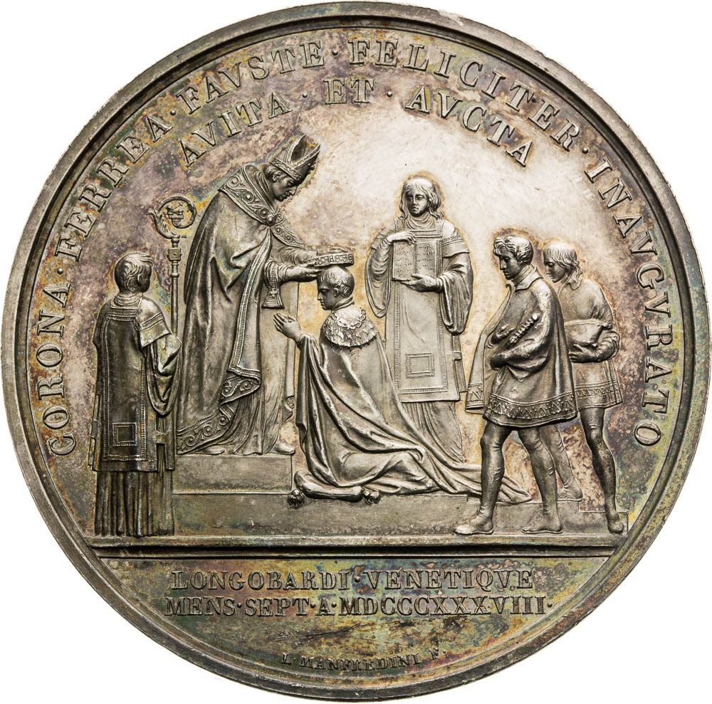 Stříbrná medaile 1838 - revers