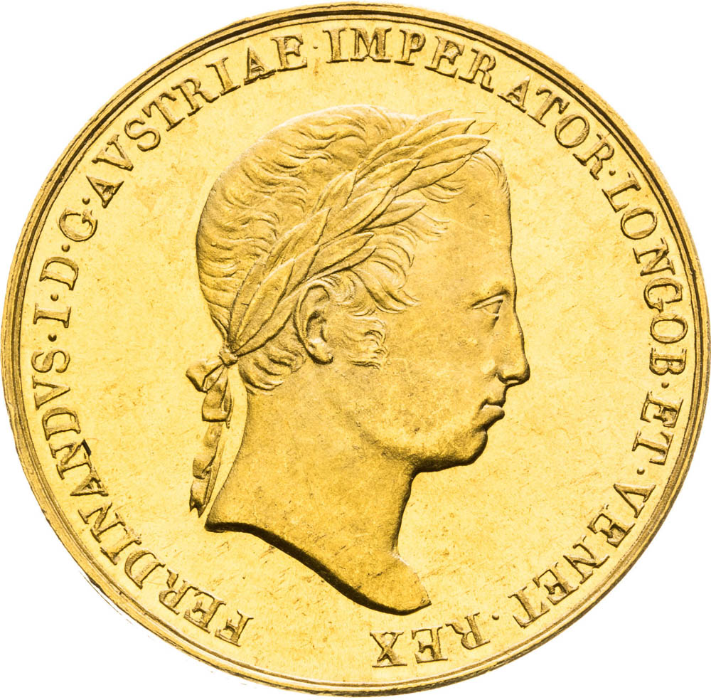 Zlatý žeton 1838 (1 1/2 Dukát) - avers