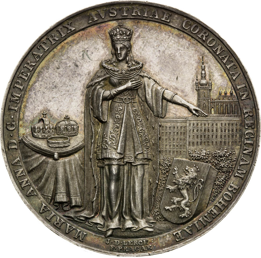 Stříbrná medaile 1836 - avers