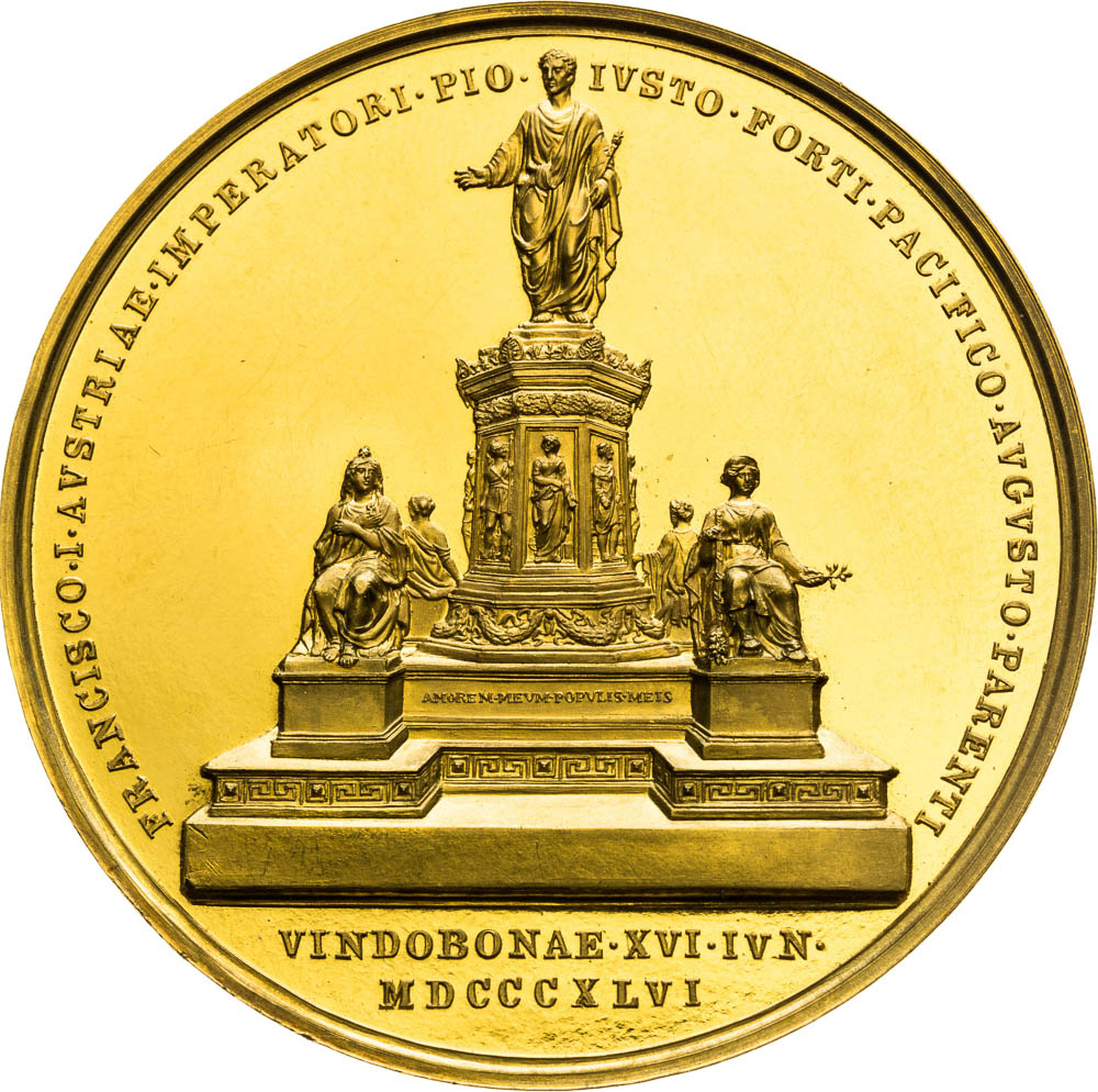 Zlatá medaile 1846 (25 Dukát) - revers
