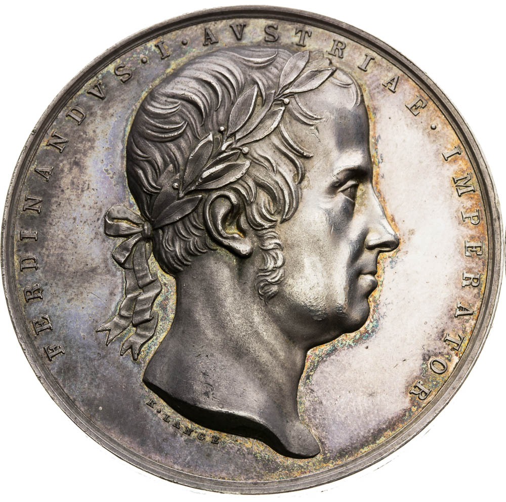 Stříbrná medaile 1846 - avers