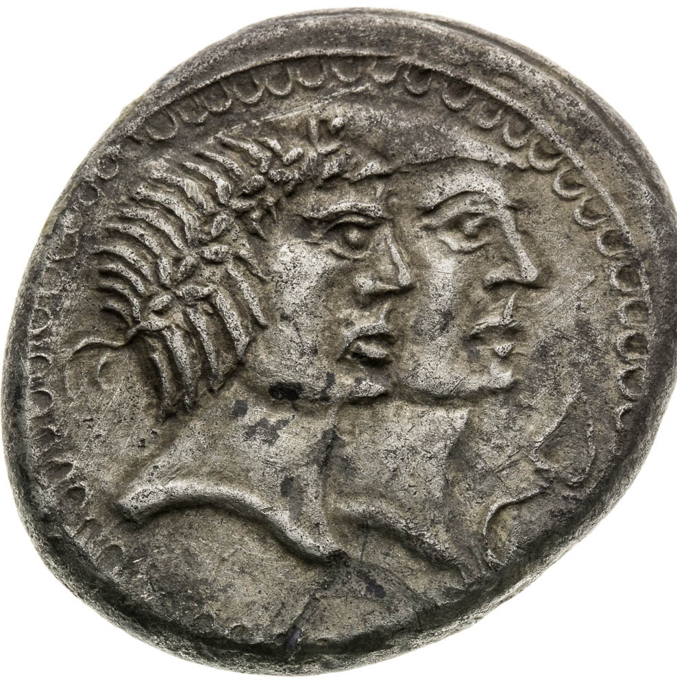 Hexadrachma (okolo 70-40 pr. Kr.) - averz