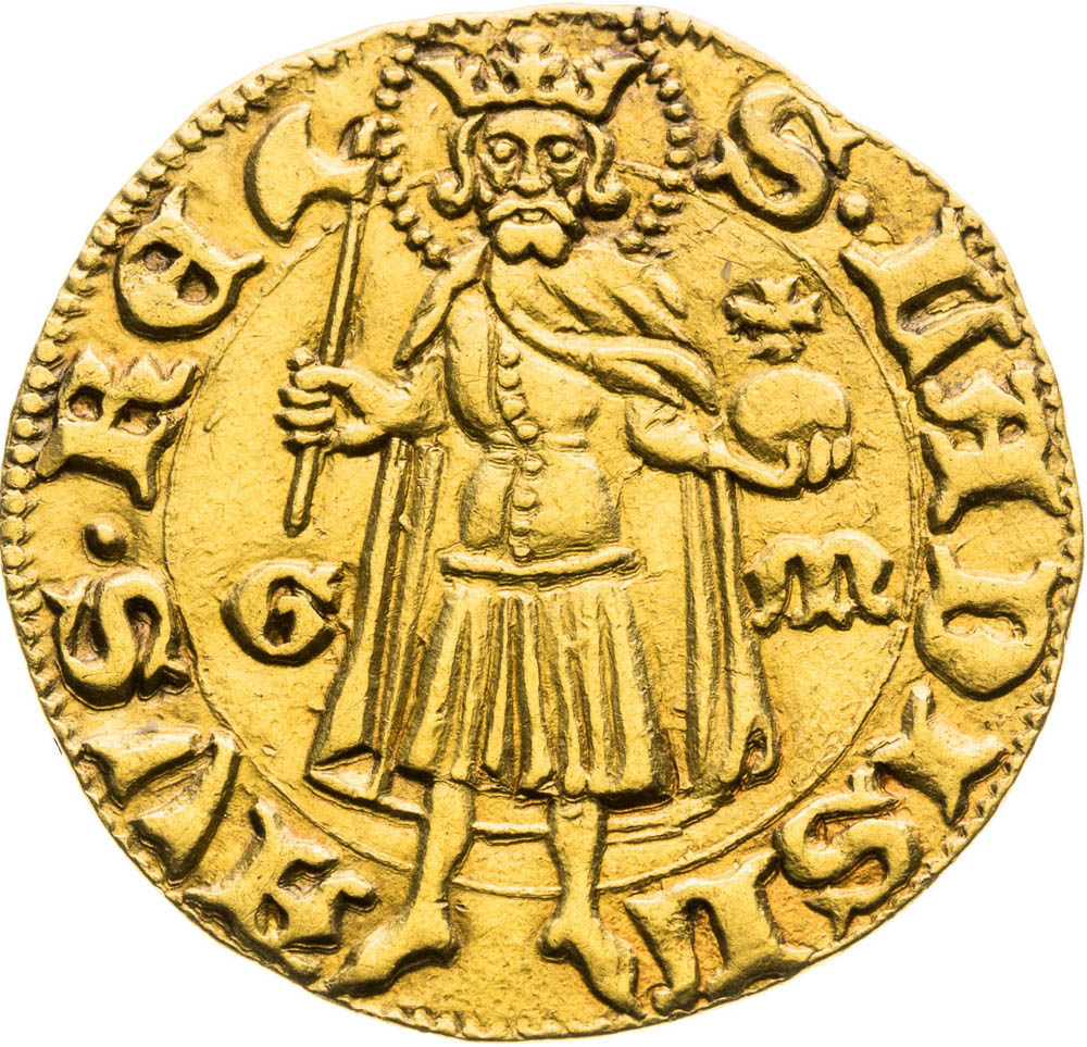 Goldgulden (1385) - back
