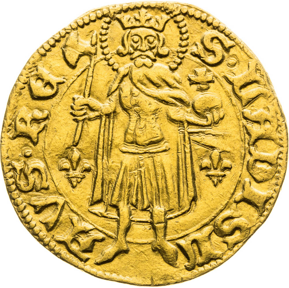 Goldgulden (1387) - back