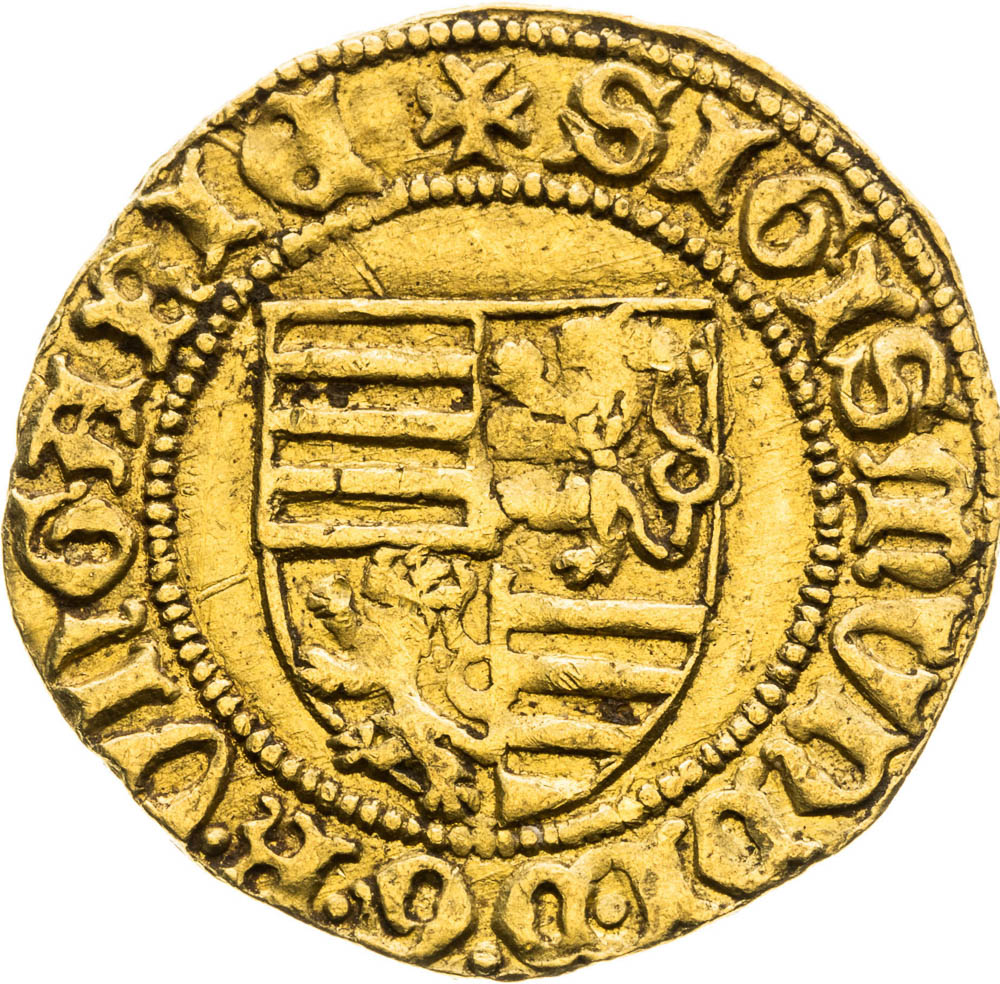 Goldgulden (1418) - front