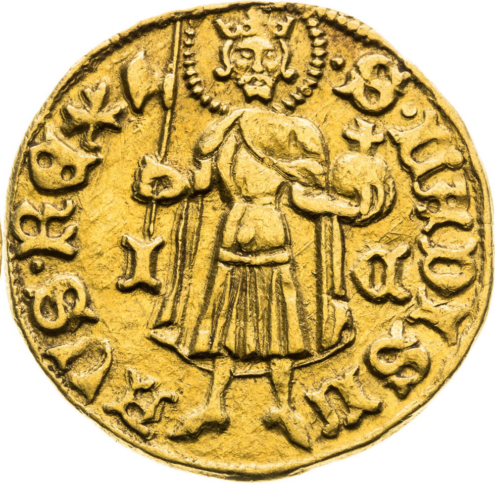 Goldgulden (before 1410) - back