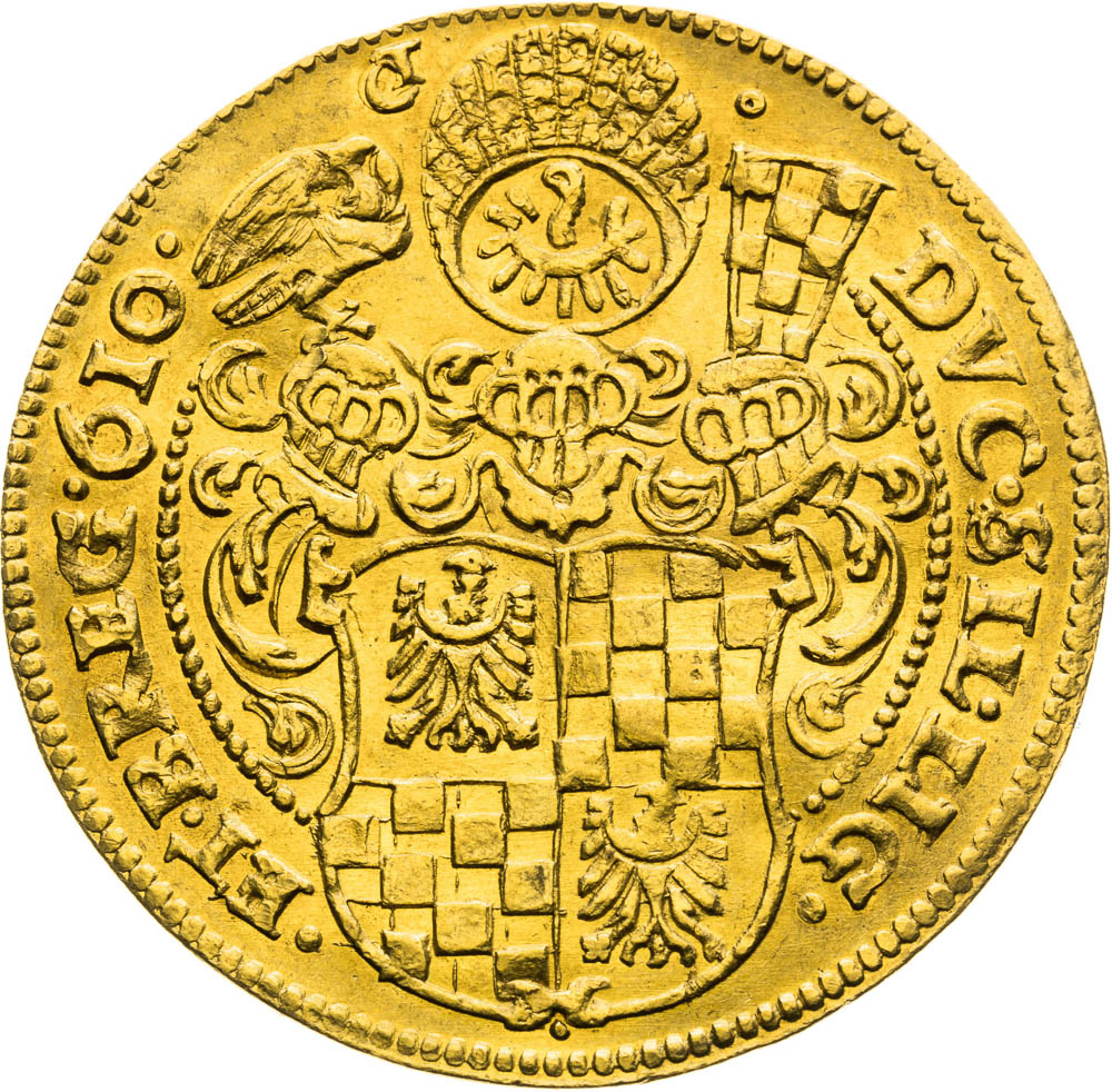 3 Ducats 1610 - back