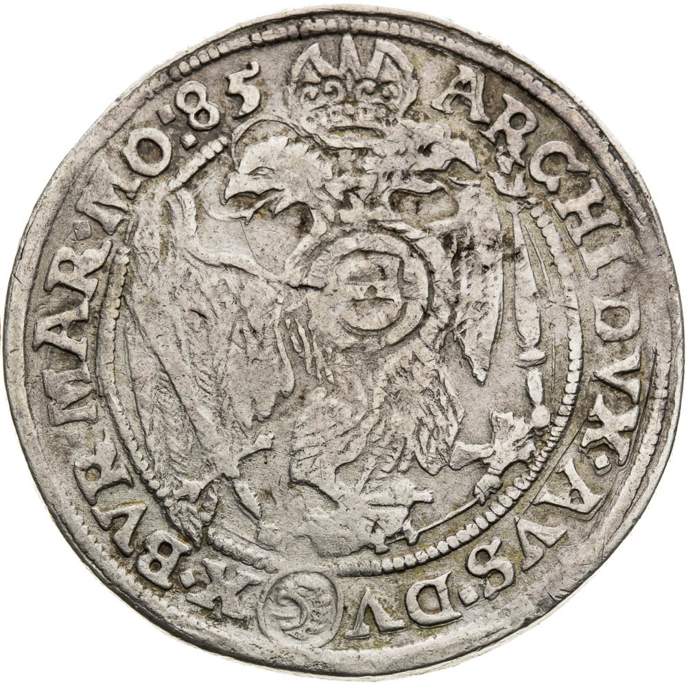 1/2 Thaler 1585 - back