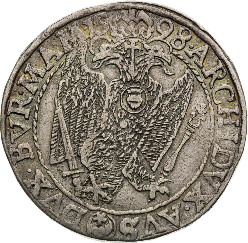 1/2 Thaler 1598 - back