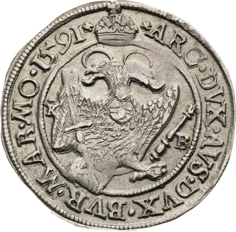 1/4 Thaler 1591 - back