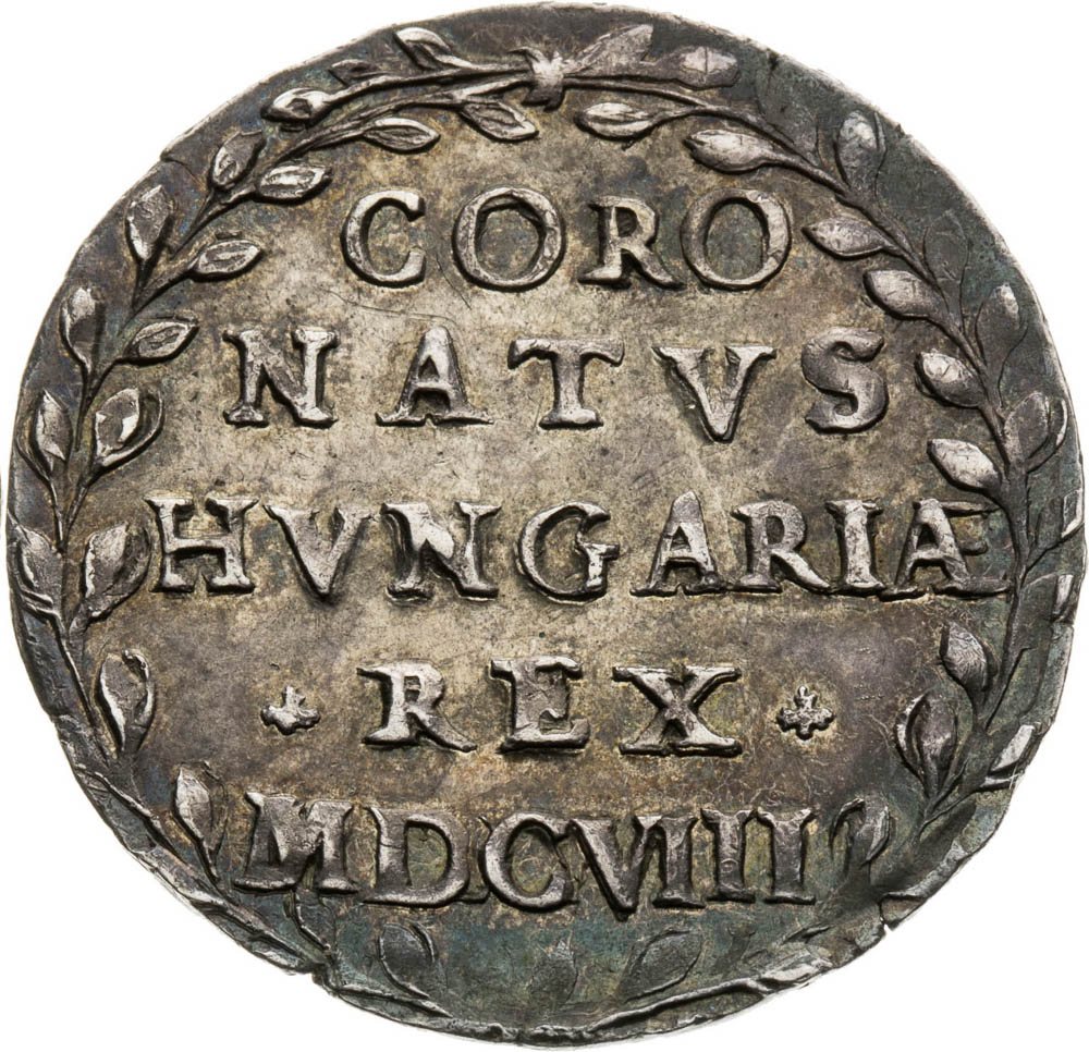 Strieborný žetón 1608 - reverz