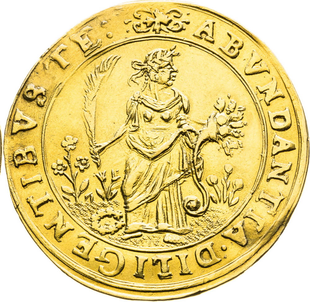 Zlatá medaila (1608) (2 Dukát) - reverz