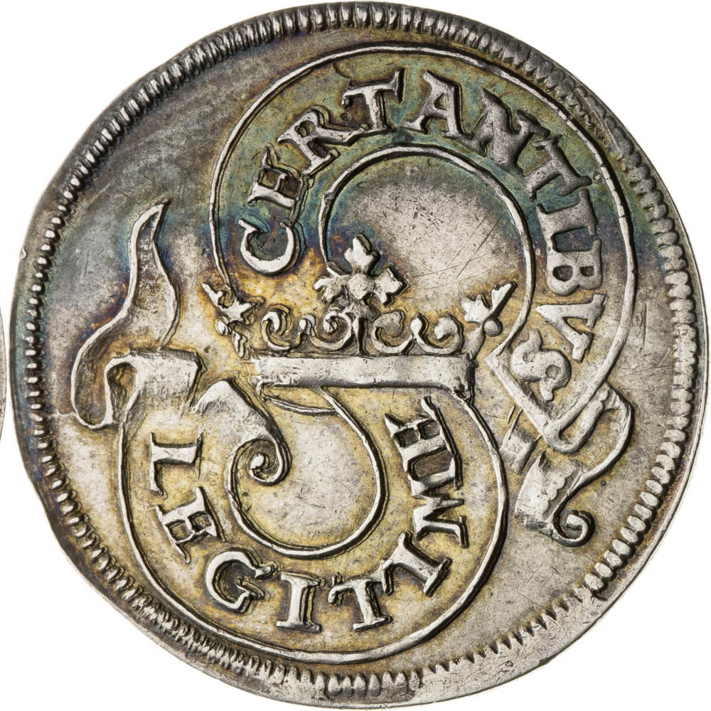 Strieborný žetón 1618 - reverz