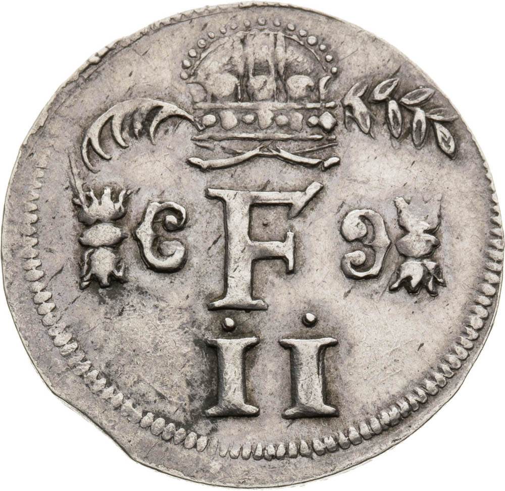 Strieborný žetón 1618 - averz
