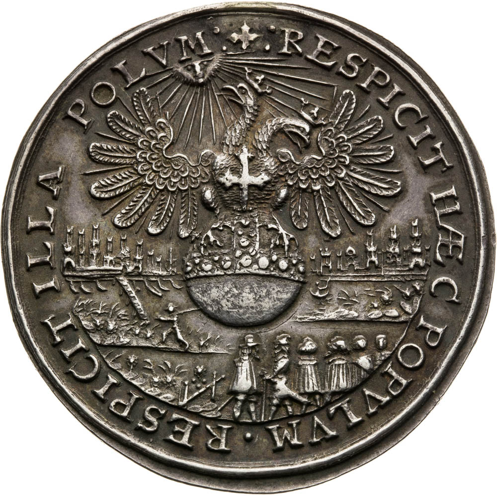 Silver medal 1653 - front