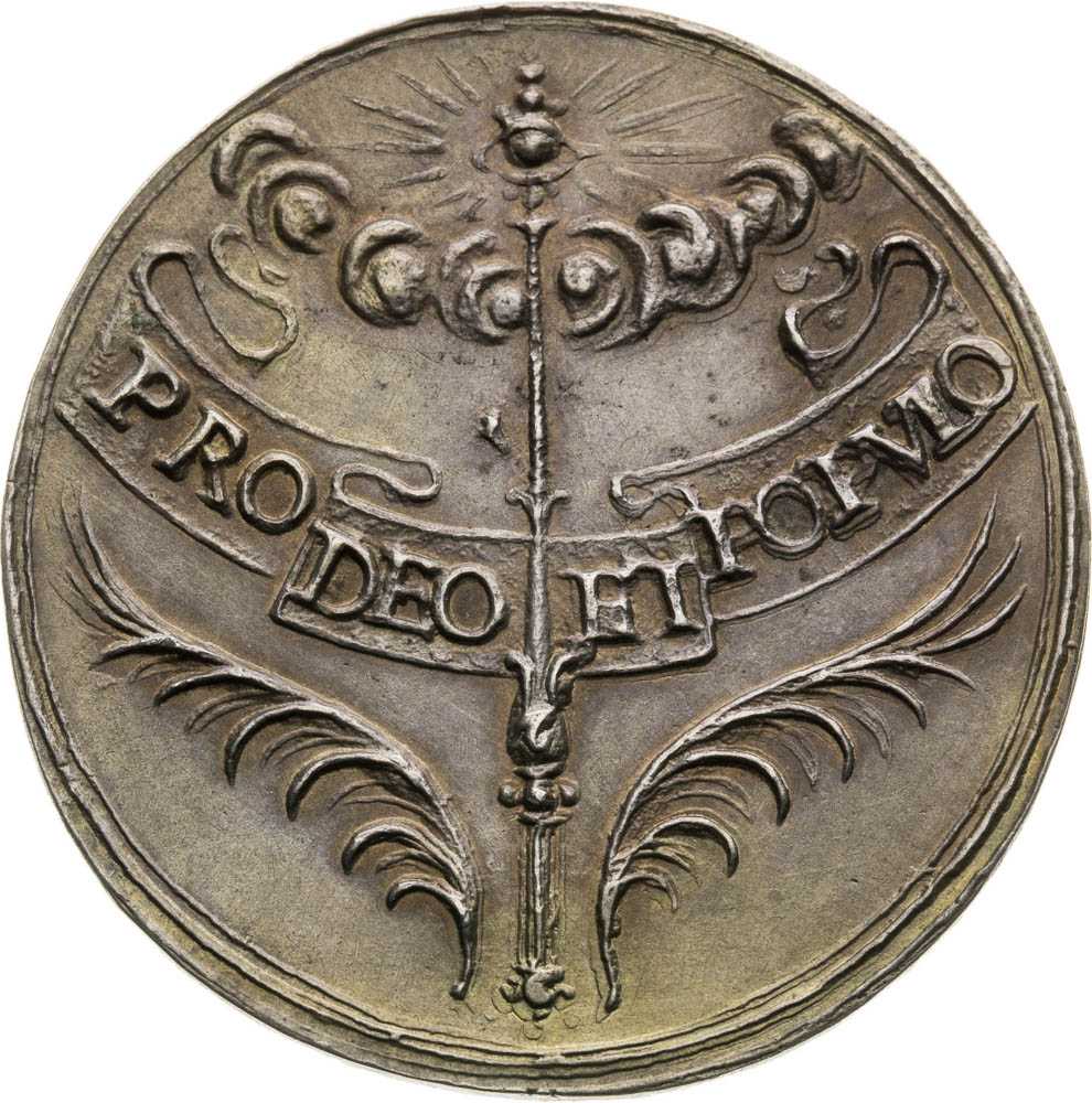 Silver medal 1653 - back